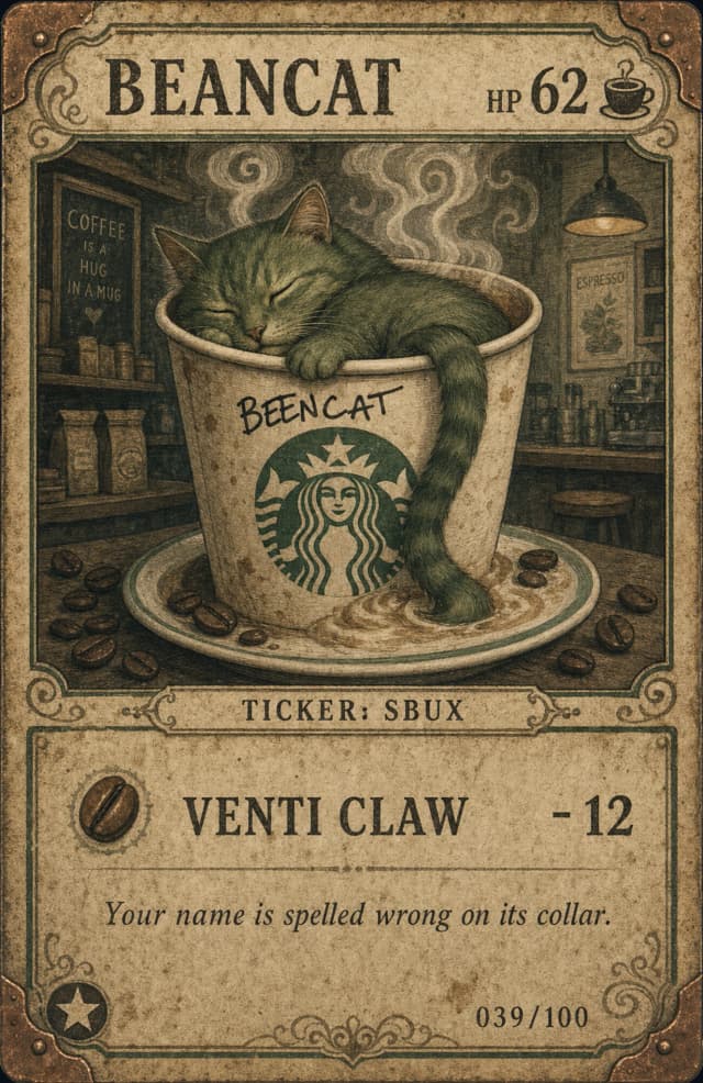 Beancat card